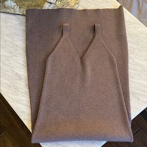 Zara Ribbed Knit Sleeveless Sweater Tank Dress